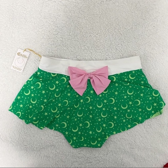 Sailor Moon Sailor Jupiter Cosplay Skirted Swim Bottoms Plus Size 2 Anime Kawaii - Picture 10 of 10
